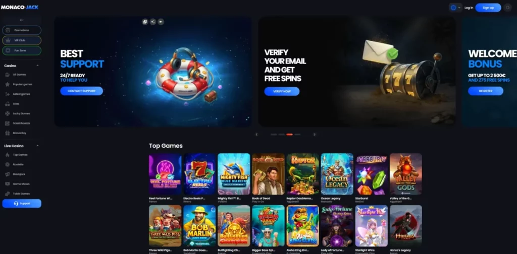 Benvenuto nel Mondo MonacoJack